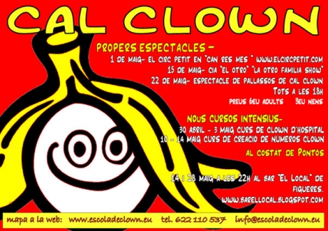 Próximos espectáculos en la Carpa Cal Clown – Mayo 2010 – Cal Clown (Girona)