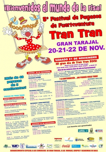 Festival de Payasos de Fuerteventura Tran Tran – 20 al 22 de noviembre – Fuerteventura (Canarias)