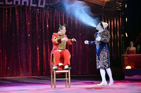 El payaso Tonito Alexis actúa en el festival de circo de Montecarlo