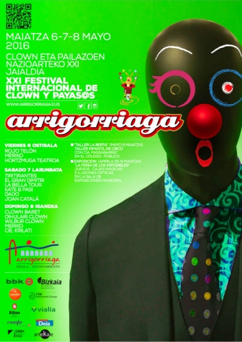 XXI Fetival Internacional de Clowns y Payas@s de Arrigorriaga – 6 al 8 de mayo –  Arrigorriaga (Vizcaya)