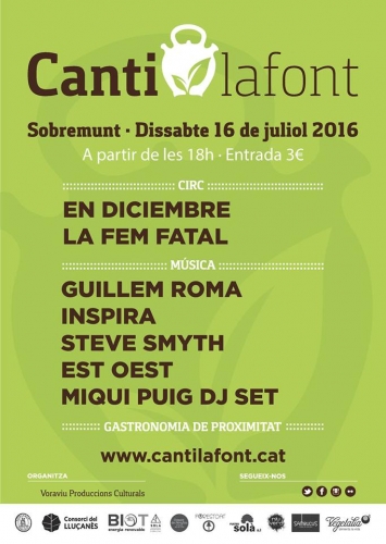 Canti La Font – 16 de Julio – Lluçanès (Barcelona)