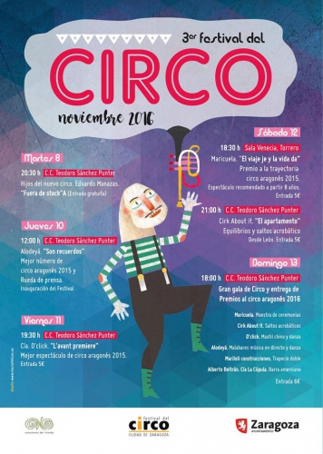 III Festival del Circo Ciudad de Zaragoza – 8 al 13 de noviembre – Zaragoza (España)