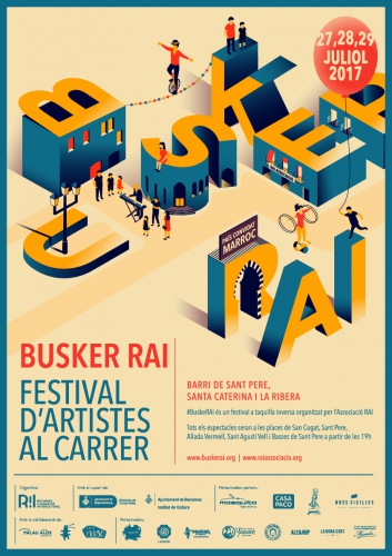 Busker RAI, Festival Mediterrani d’Artistes al Carrer – 27 al 29 de Julio – Barcelona