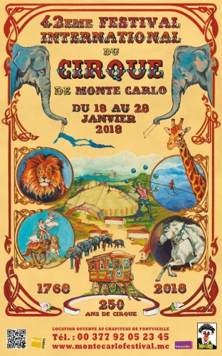 Festival International du Cirque de Monte-Carlo – 18 al 28 de enero – Montecarlo (Mónaco)