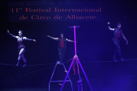 Los Tonitos actúan por primera vez en el Festival Internacional de Circo de Albacete (hasta el 25 de febrero)