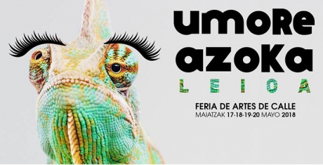 Un total de 42 compañías participarán en la XIX Feria de Artistas Callejeros Umore Azoka Leioa (del 17 al 20 de mayo)