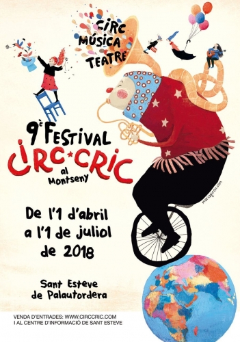 Festival Circ Cric – 1 de Abril al 1 de Julio – Sant Esteve de Palautordera (Barcelona)