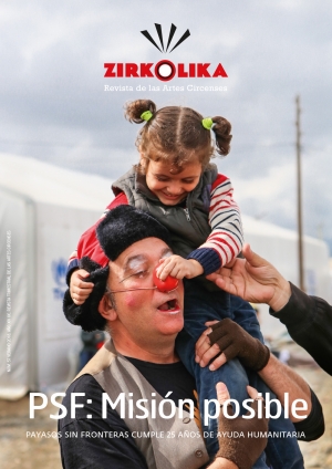 Los 25 años de Payasos sin Fronteras, tema de portada número 57 de la revista Zirkólika