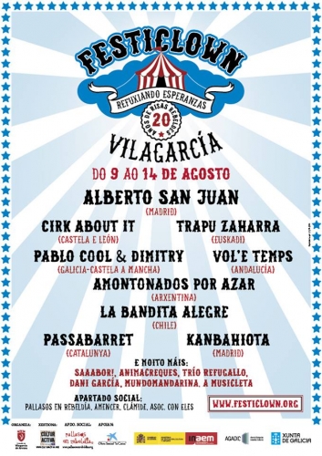 Festiclown – 9 al 14 de Agosto – Vilagarcía