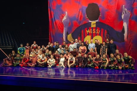 Cirque de Soleil presenta Messi10 en Barcelona en medio de una gran expectación mediàtica