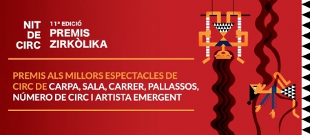 Los Premis Zirkòlika de Circ de Catalunya se celebran este año el 23 de diciembre en el Mercat de les Flors