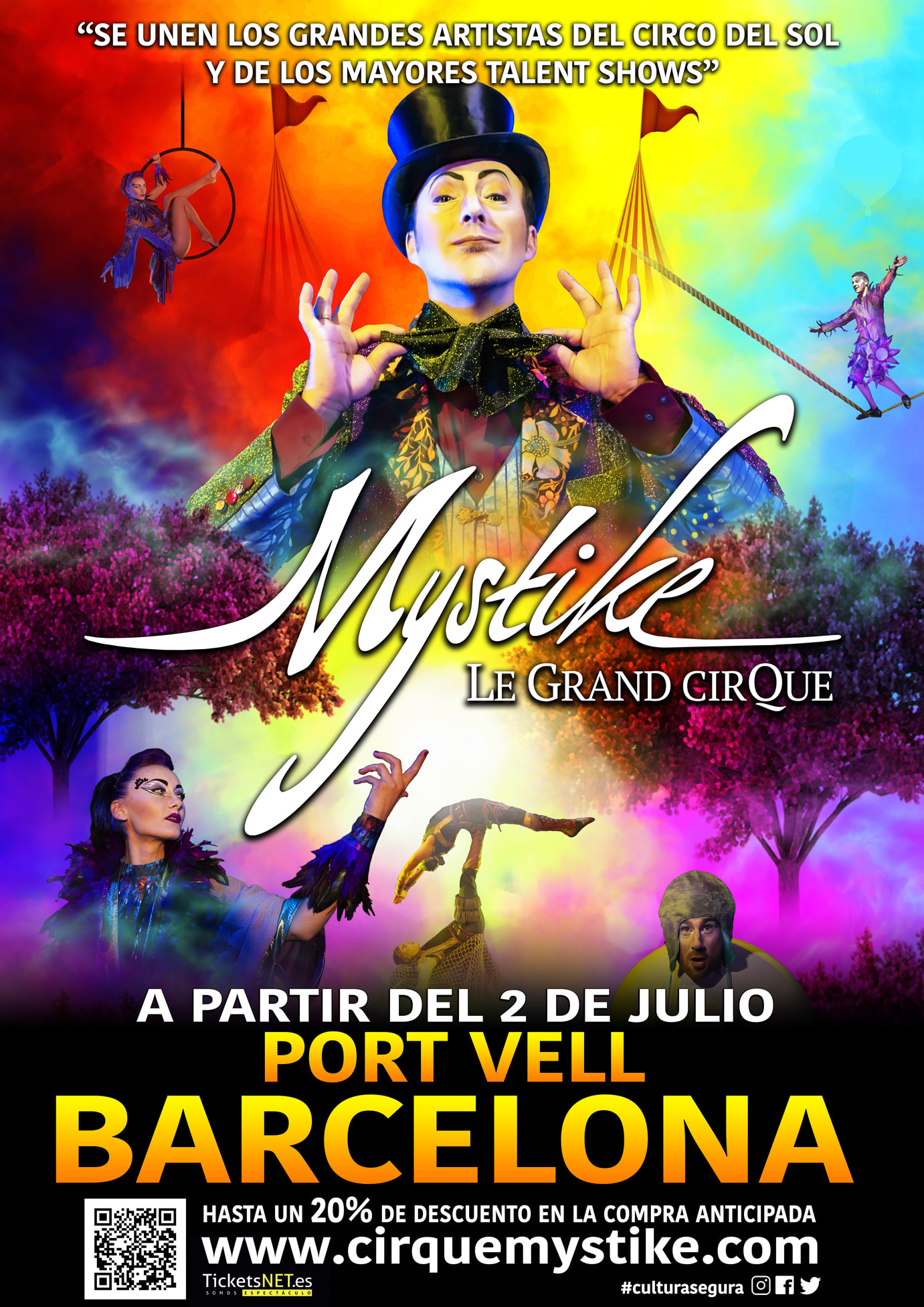 ‘Mystike’. Le Grand Cirque. Port Vell – Barcelona (2 julio-22 agosto)