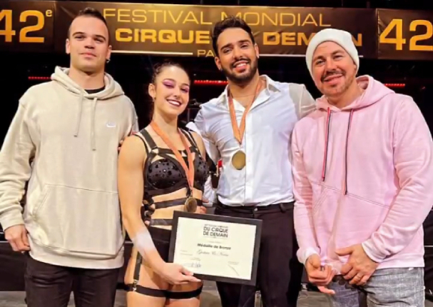 Gustavo & Nerea ganan el Bronce del Festival Mondial du Cirque de Demain